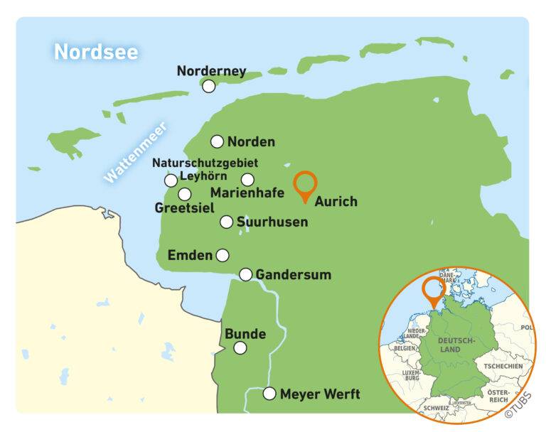 rb-reisen_2025_Landkarte_Ostfriesland